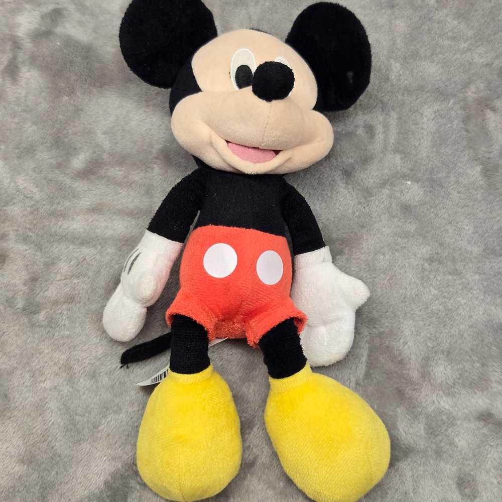 Disney Mickey Mouse Plush Stuffed Animal 12 inch Just Play 1283KM01 Red Yellow